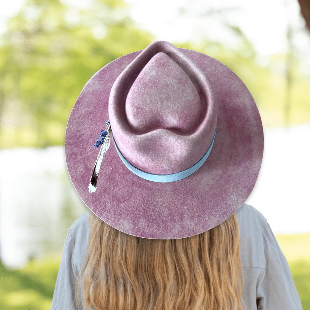 PROVENCE FEDORA ROSE BRIDAL COLLECTION – My Wine Hat