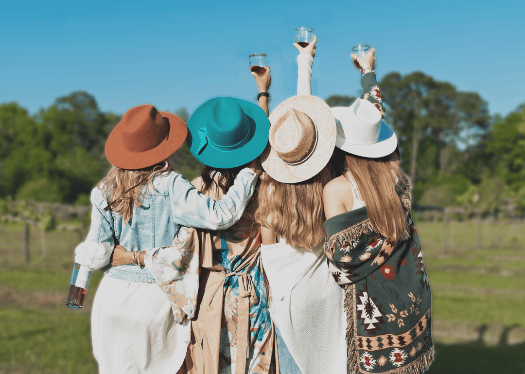 Wine Country Cowgirl Hat PASO ROBLES RANCHER - WINE – My Wine Hat main image 4