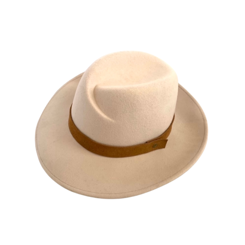 BOURGOGNE FEDORA - SOFT BLUSH – My Wine Hat display picture 1
