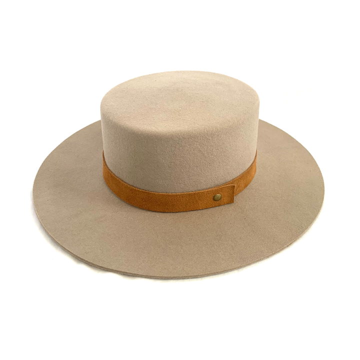 RIOJA BOATER HAT - TAN – My Wine Hat display picture 3