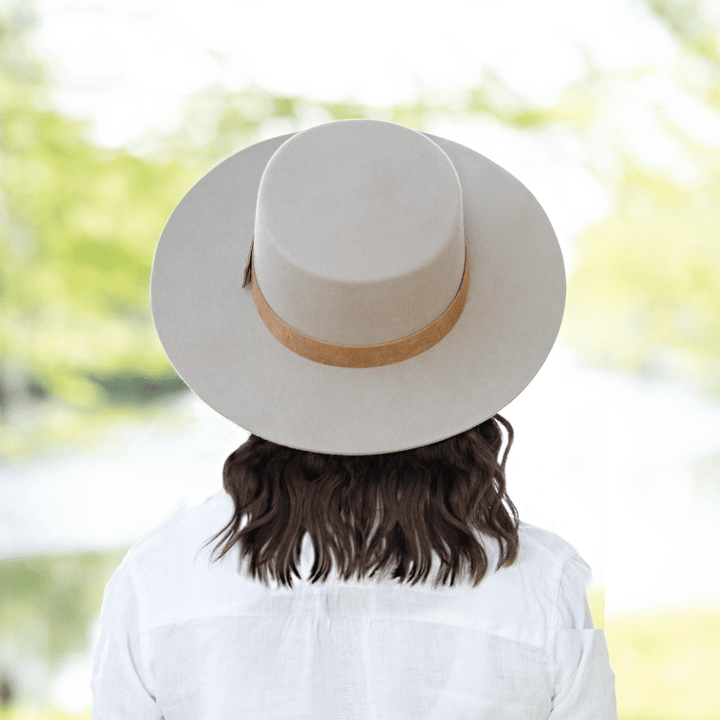 RIOJA BOATER HAT - TAN – My Wine Hat display picture 1