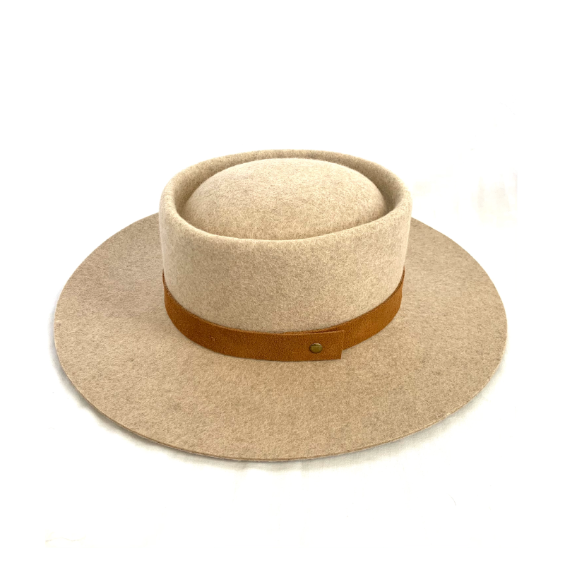 WILLAMETTE HAT - OATMEAL ~ BRIDAL COLLECTION – My Wine Hat display picture 2